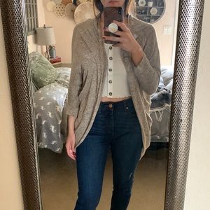 Beige lightweight cardigan